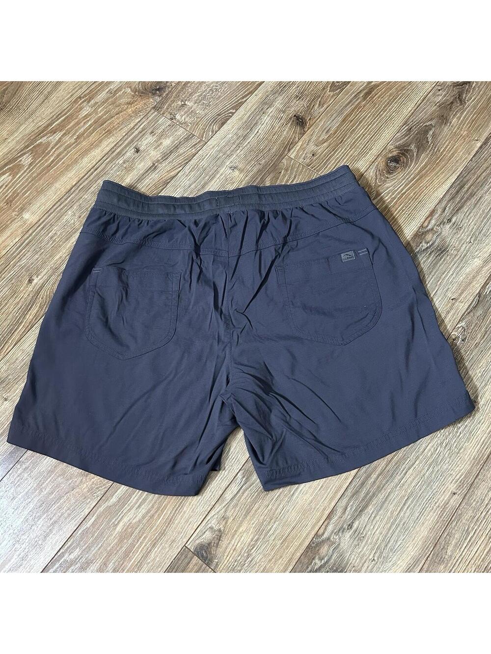 L.L.BEAN Vista Camp Shorts Lightweight Stretch UPF 50 Quick Dry L Gray